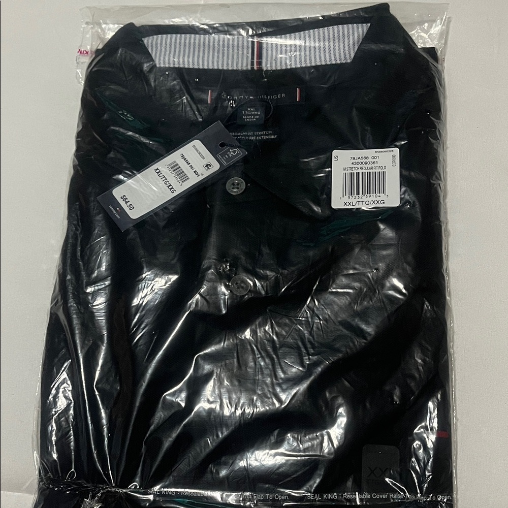 Tommy Hilfiger Classic Black Polo